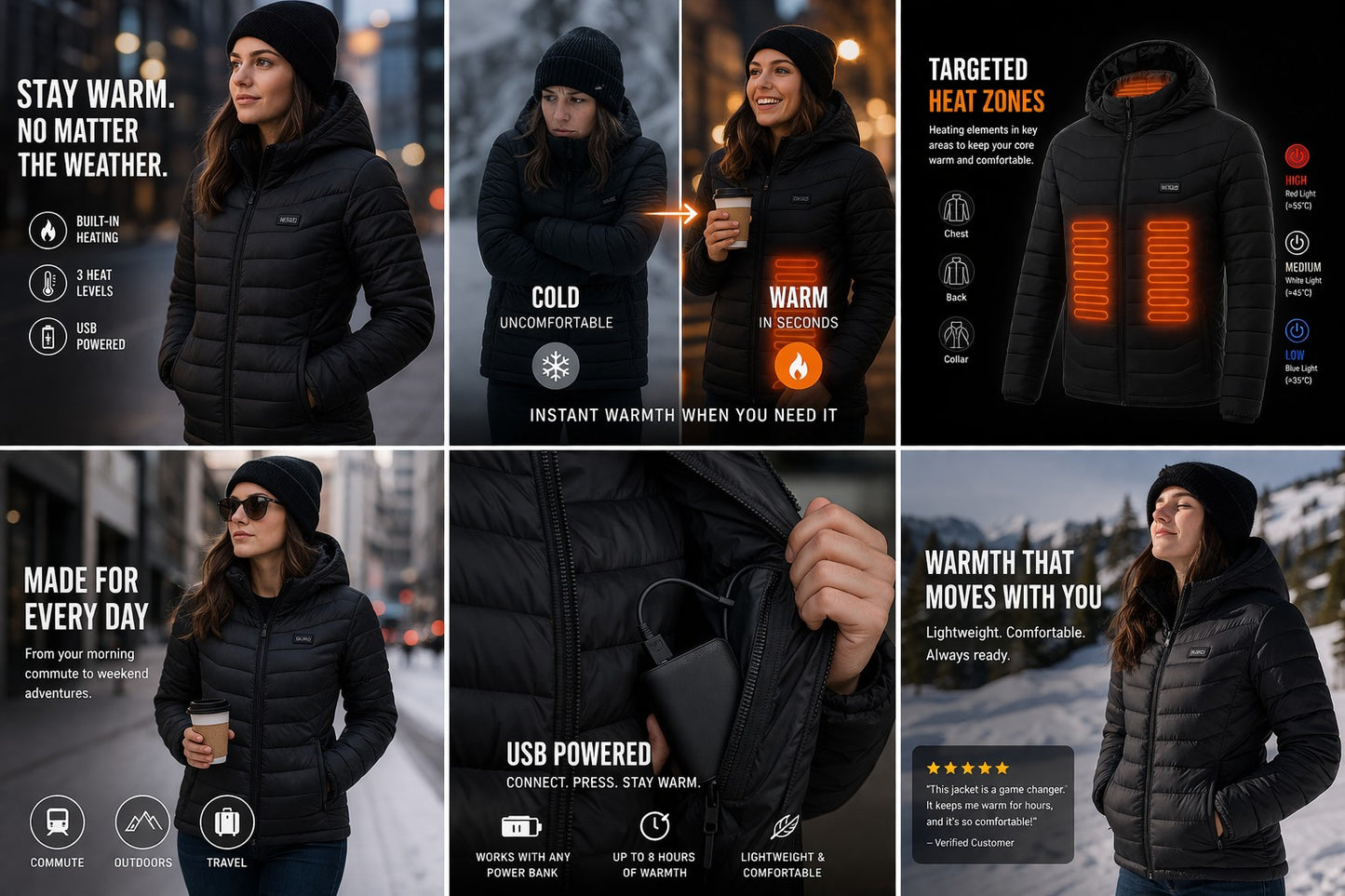 Stay Warm. No Matter the Weather.